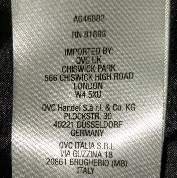 American Leather Co. Sz 16 Soft Leather Moto Jacket Black QVC Retail $319 - Picture 14 of 15